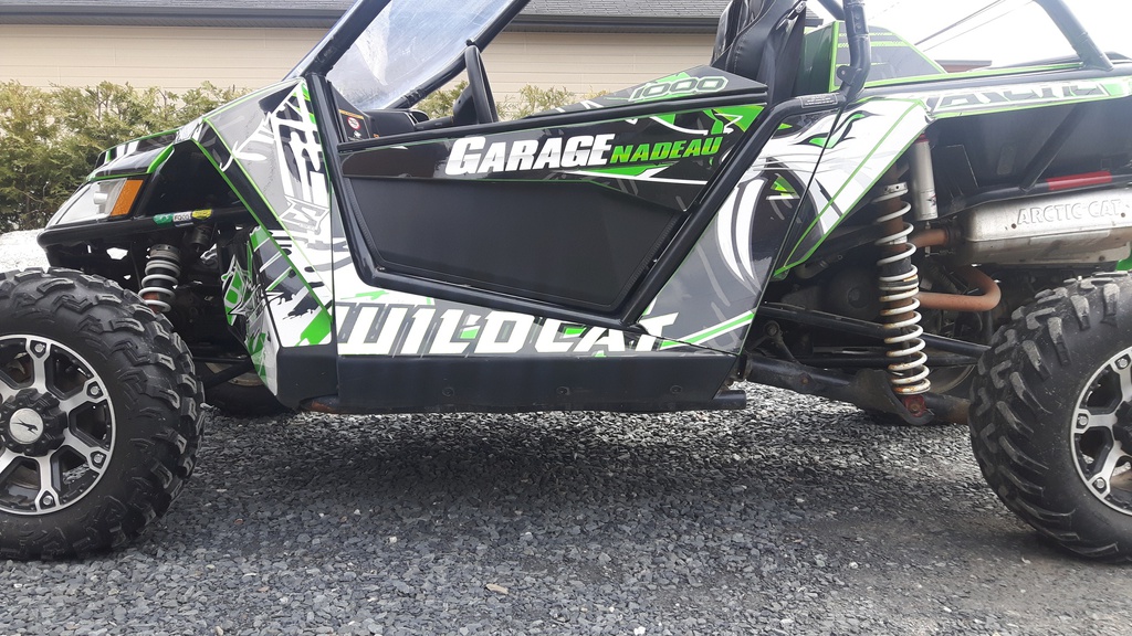 PO-W1-555 Panneaux de portes Arctic Cat Wildcat 1000 2012 à 2017