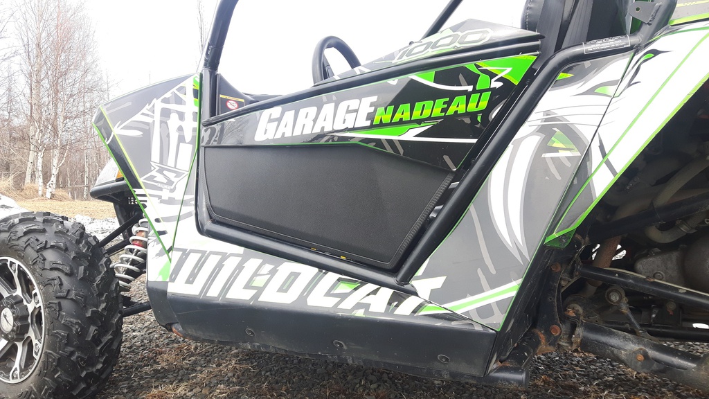 PO-W1-555 Panneaux de portes Arctic Cat Wildcat 1000 2012 à 2017