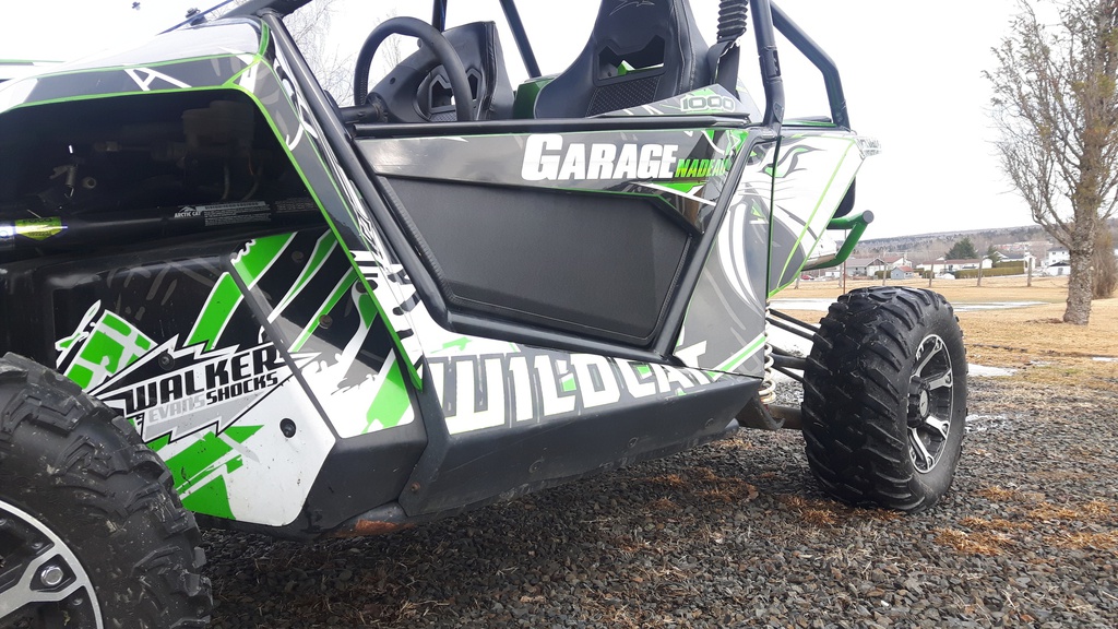 PO-W1-555 Panneaux de portes Arctic Cat Wildcat 1000 2012 à 2017