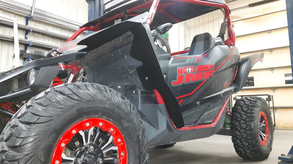 AI-YXZ-6417 Extensions d’ailes Yamaha YXZ 64'' 2016 à 2024