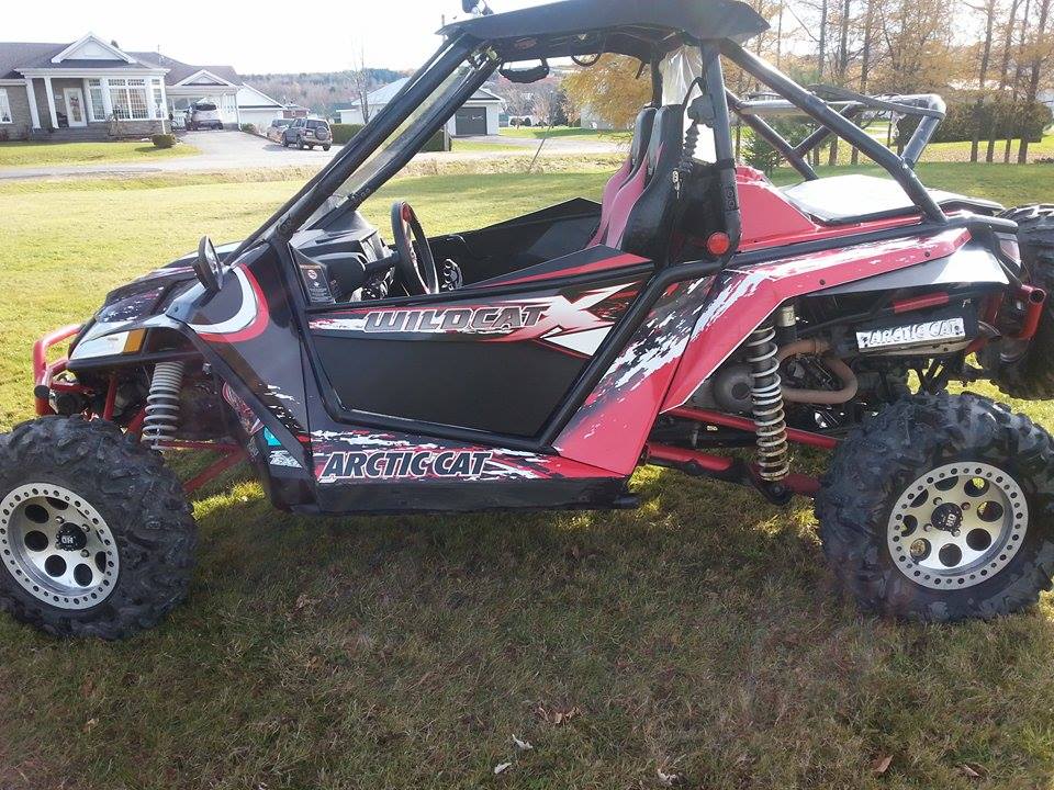 AI-W1-555 Extensions d’ailes Arctic Cat Wildcat 1000 2012 à 2017