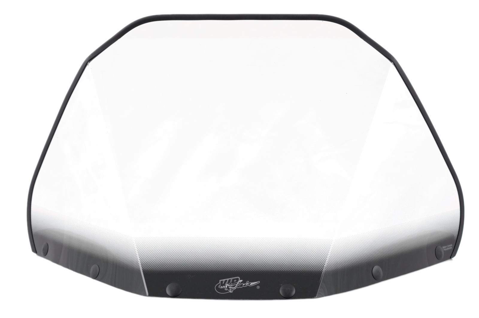 [VI-999] VI-999 Polycarbonate Clear Windscreen Clear 6 Holes 15&quot; UN-94