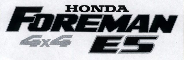 Stickers Honda Foreman 4x4 ES (ST-9000-E-S)