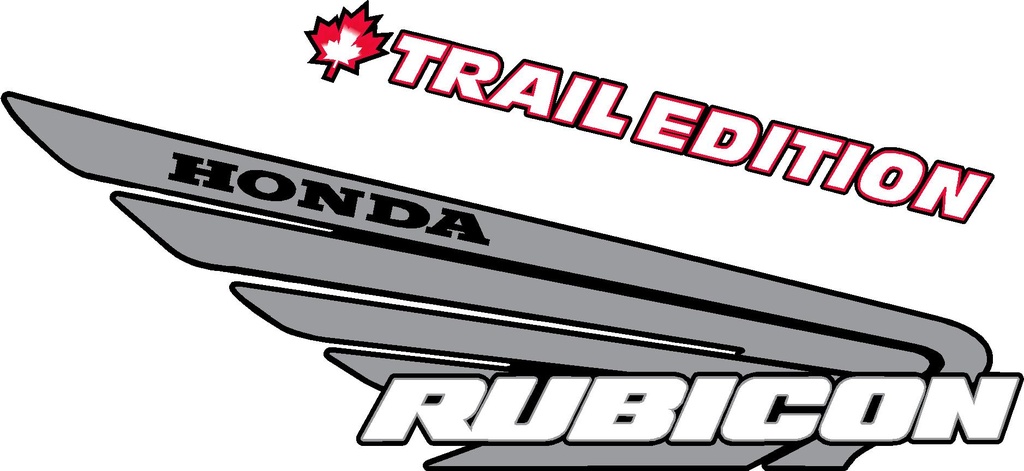 Autocollants Honda Rubicon Trail Edition (ST-3500-S)