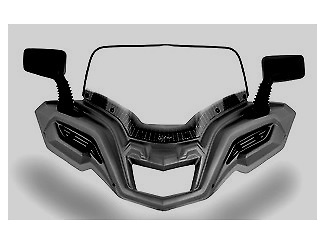 51-91222 Polaris Sportsman 1000 XP Super Graphite 2023 PS-17