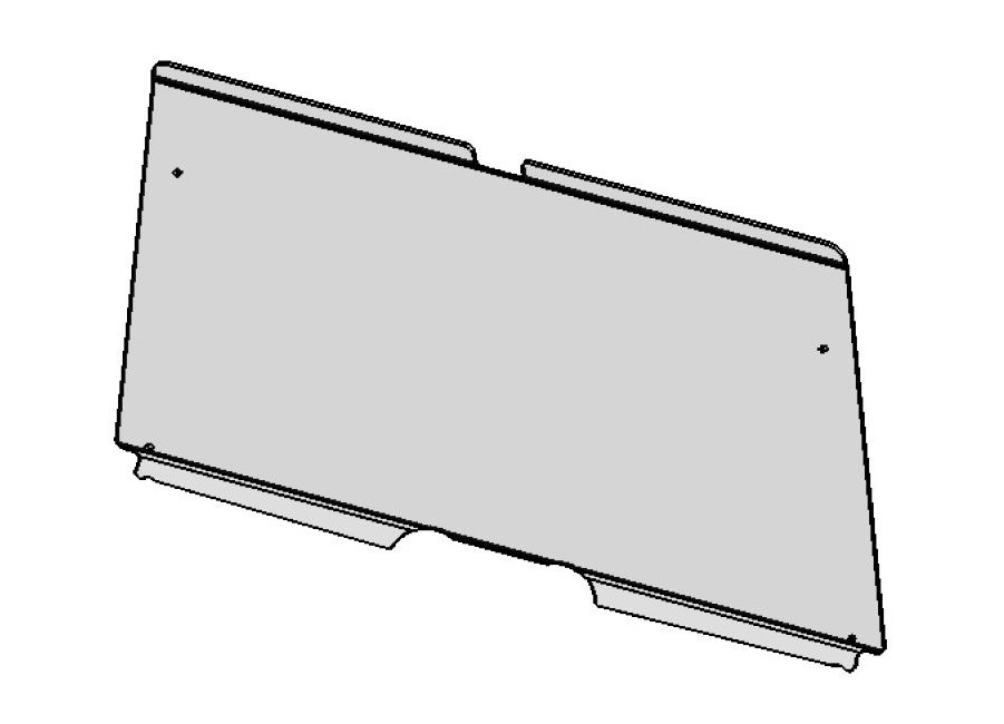 61-HT10 Full Polycarbonate Front Windshield - Honda Talon