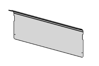 63-CT81 Pare-brise arrière en polycarbonate - CFMOTO UFORCE 500/800