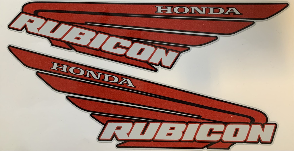 Autocollant Honda Rubicon Rouge Avenger (ST-9000-24)