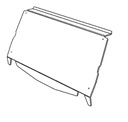 63-HT10 Polycarbonate Rear Windshield - Honda Talon