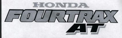 [ST-904-S] Stickers Honda Fourtrax AT (ST-904-S)